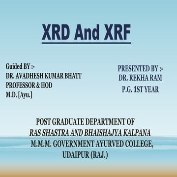 XRD And XRF2.pptx