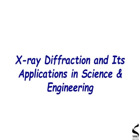 XRD principle and application