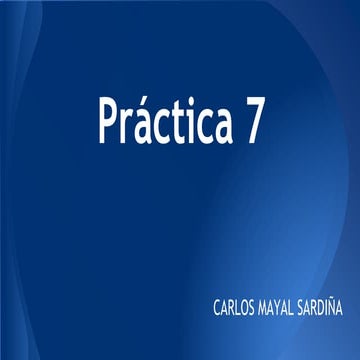 Práctica 7