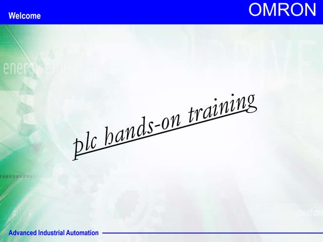 Omron plc training