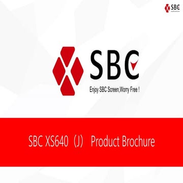XS640 Product Brochure.pptx