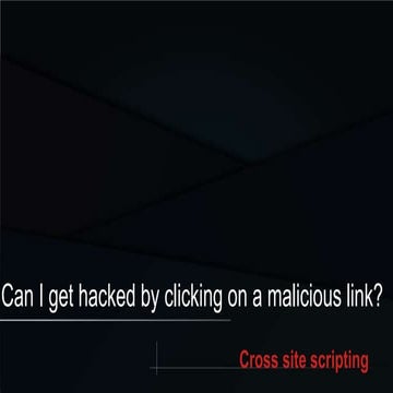 Cross site scripting | PPT
