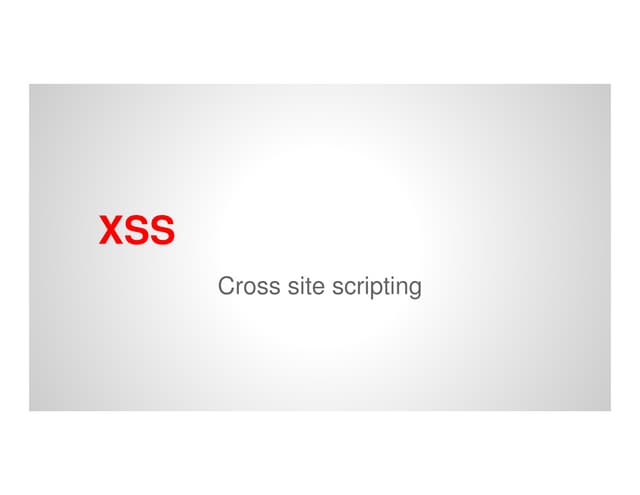 XSS Injection Vulnerabilities