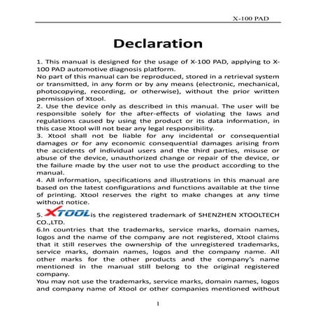 Xtool x100-pad-manual