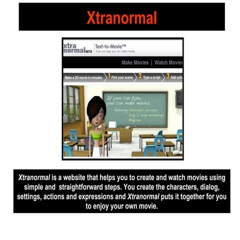 How to use Xtranormal