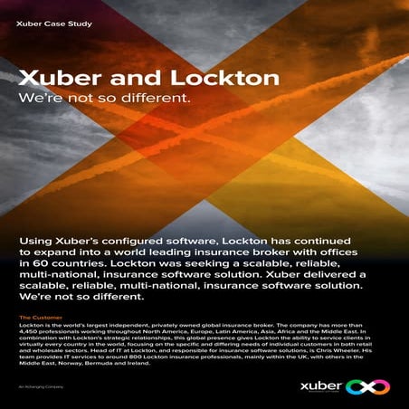 Xuber and Lockton: Case study | PDF