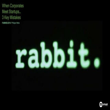 When Corporate Meet Startups - 3 Key Mistakes