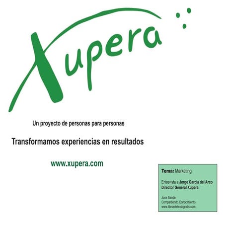 Entrevista a Jorge García del Arco