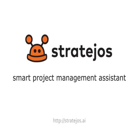 Stratejos Smart Project Management Assistant feature tour