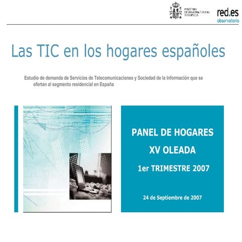 XV Oleada Observatorio Red.es