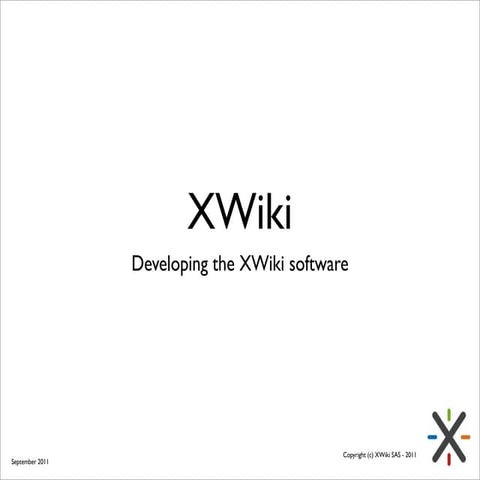 Developing XWiki