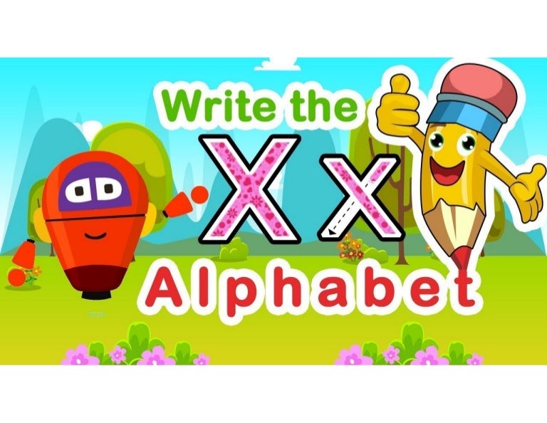 How to Write Letter X X for Xylophone KidsLearnTv