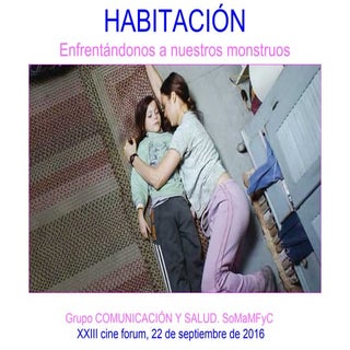 XXIII Cineforum. La habitación 