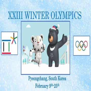 XXIII Winter Olympics