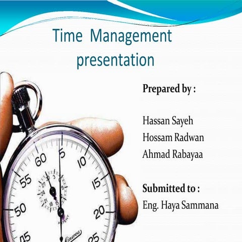 Time management | PPT