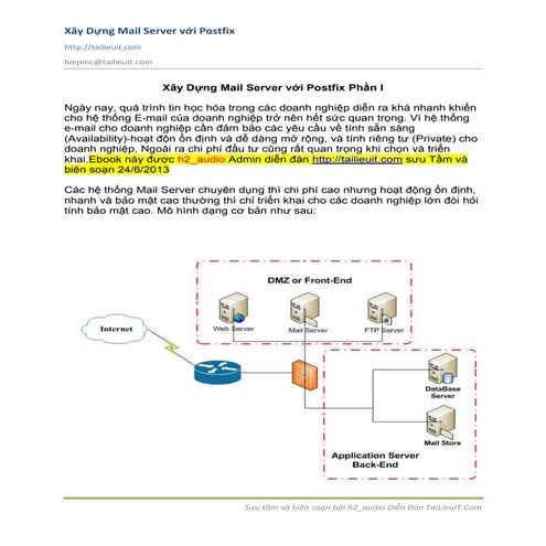 Xây dựng mail server với postfix