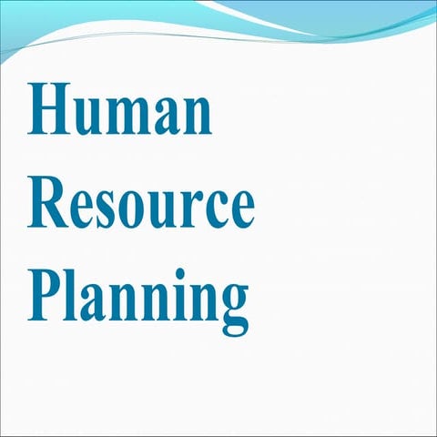 Hr planning