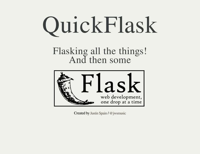 Quick flask   an intro to flask