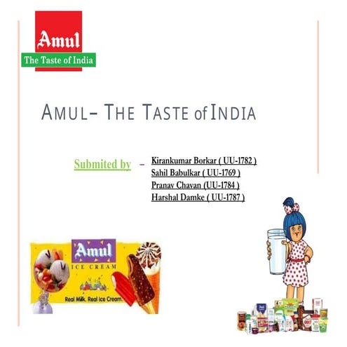Amul milk the taste of India........pptx