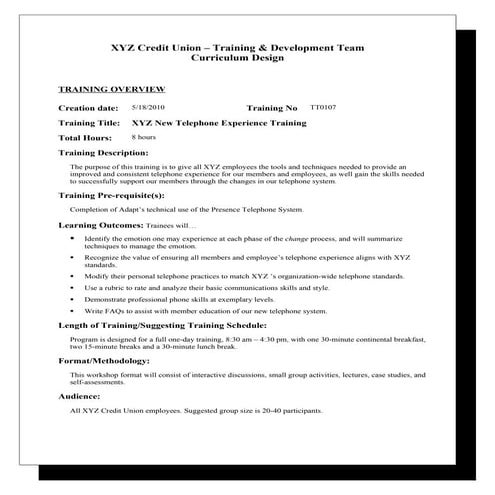 Xyz   new telephone experience