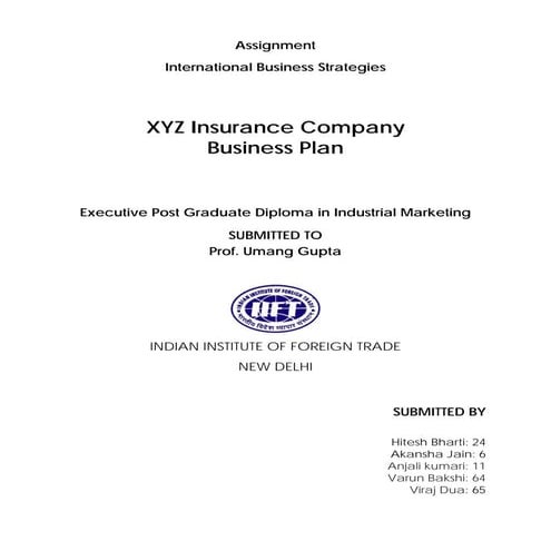 Xyz insurance company | PDF