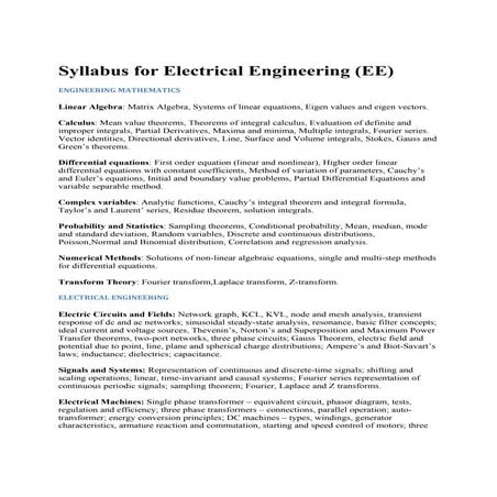 electrical engineering