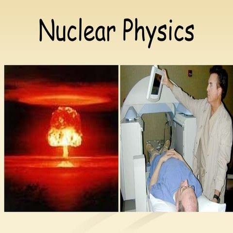 Nuclear and Atomic Physics