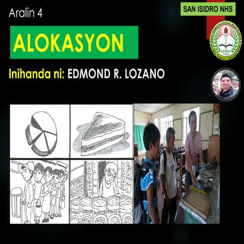 Aralin 4 Alokasyon 