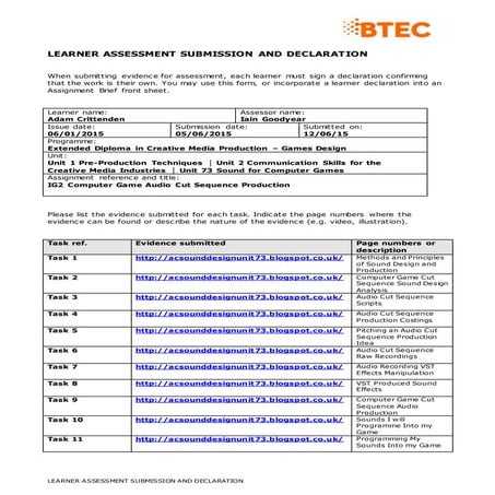 Y1 games ig2 learner assessment submission declaration - for merge