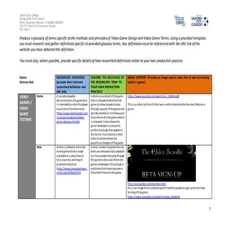 Y1 gd engine_terminology