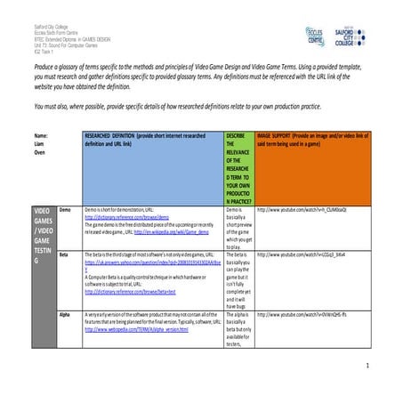 Using a 3D Game Engine