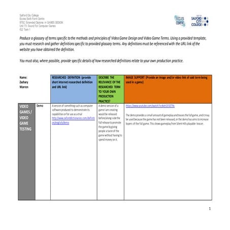 Y1 gd engine_terminology