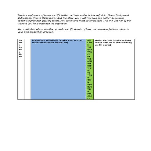 Game Engine Terminology 