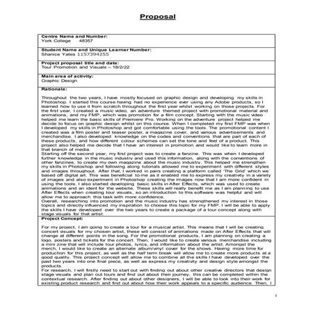 Fmp proposal 2020 (charlie watson) | DOCX