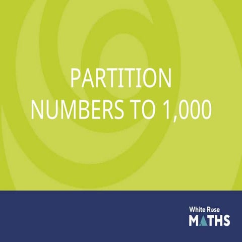 Y4 Autumn Block 1 TS2 Partition numbers to 1000.pptx