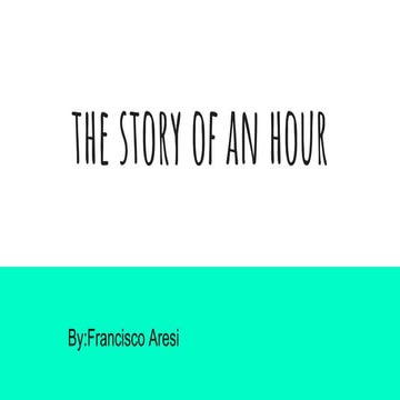 The story of an hour