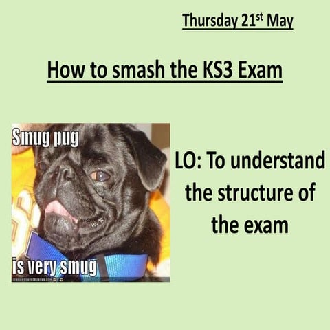 Y9 how to smash the exam