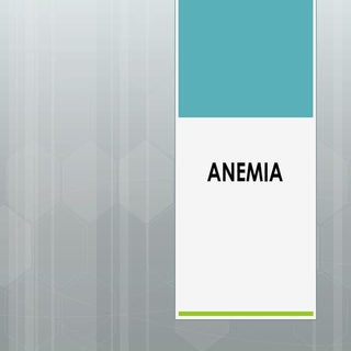 ANEMIA