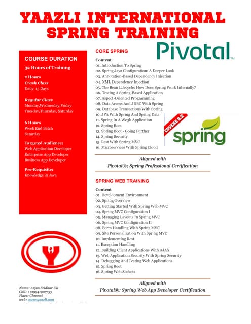 Yaazli International Spring Training 