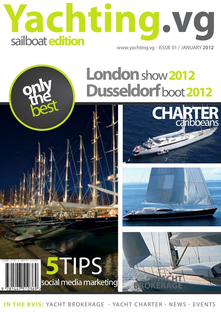 Yachting.vg Sailboats Edition magazine January 2012 issue - Yacht Bro…