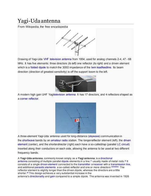 Types of antenna | PPTX