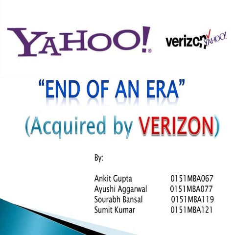 Verizon-Yahoo! | PPTX