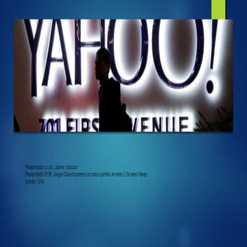 Yahoo company presentation | PDF