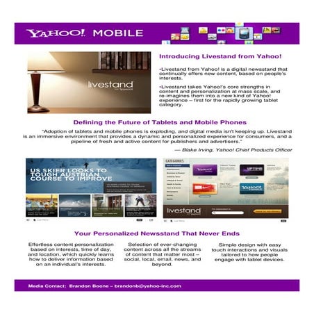 Livestand from Yahoo! (Englisch)