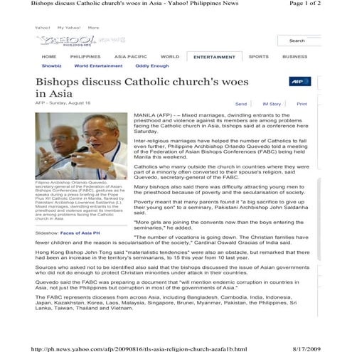 Yahoo News Aug 17  09