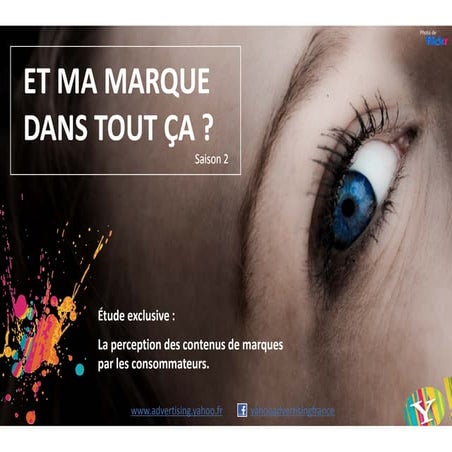 Evènement Yahoo! Studio : Et ma marque dans tout ça ? Saison 2