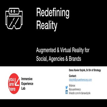 [WORKSHOP] Getting Started with 360-Video, Augmented Reality, and VR