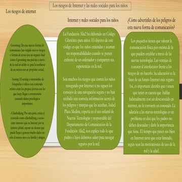 riesgos de Internet y las redes sociales para niños | PPTX