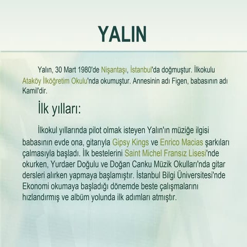 Yalin | PPT