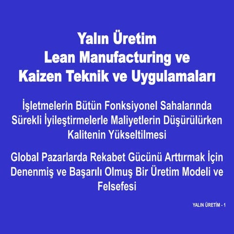 YALIN ÜRETİM - 1.ppt